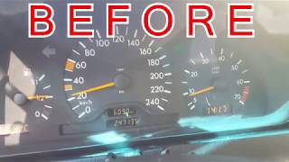 Mercedes w202 w210 fix low Revs and Revs oscillating  C180 C200 E200  RPM problem [upl. by Dennie957]