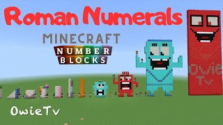 Roman Numerals Song Numberblocks Minecraft  Math and Number Songs for Kids [upl. by Amarillis171]