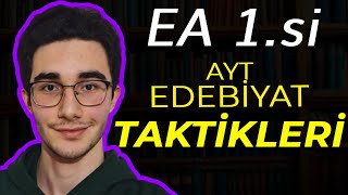 YKS 1sinden AYT EDEBİYAT FULLETEN TAKTİKLER [upl. by Esilram]