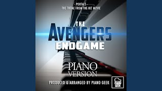 Portals From quotAvengers Endgamequot Piano Version [upl. by Moises]