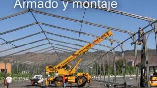 CONSTRUCCION DE GALPONES PPCL SISTEMA DE MONTAJE [upl. by Mehsah]