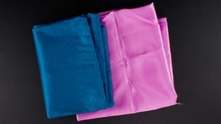 How To Sew With Satin And Taffeta [upl. by Annoerb363]