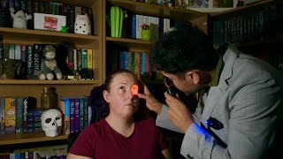 Clinical Eye Skills Ophthalmoscopy ASMR vibe [upl. by Naillimxam567]