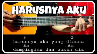 Kunci gitar HARUSNYA AKUARMADA pemula [upl. by Greenquist]