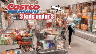 ☀️ 817 COSTCO HAUL FOR SUMMER  SAHM GROCERY SHOPPING WITH 3 UNDER 3  Rachel K [upl. by Agrippina239]