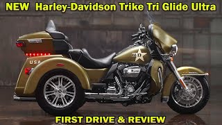 NEW Harley Davidson Trike Tri Glide Ultra  First Drive amp Review [upl. by Edaw]