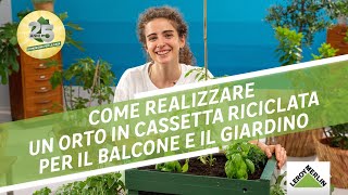 Realizzare un orto in cassetta per il balcone e il giardino  Leroy Merlin [upl. by Hilarius]