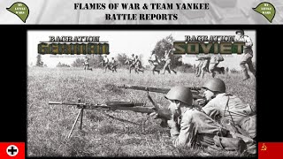 Flames of War V4 Battle Report 7 Americans vs Germans 100 Points [upl. by Ecinuahs]