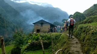 Trekking in Himalaya Nepal [upl. by Sucramal]