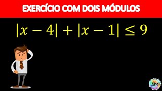 Resolução de Exercício de Inequação com dois Módulos [upl. by Clerk93]