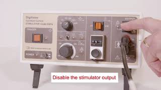 DS7A  DS7AH High Voltage Constant Current Stimulator  Quick Start Tutorial [upl. by Eulalia]