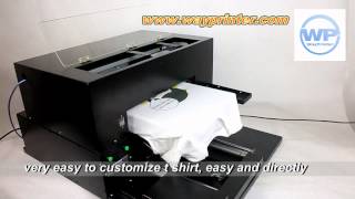 how to print t shirt by DTG T Shirt Printer Tutorial [upl. by Chlori]