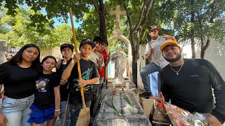 VISITAMOS FAMILIARES AL PANTEÓN EL DÍA DE MUERTOS CON LOS SOÑADORES 🕯️🪦💀 Grillo La Duda [upl. by Ndnarb681]