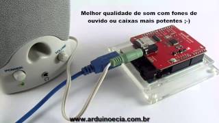 Música no Arduino com o MP3 Shield Sparkfun [upl. by Sonny]