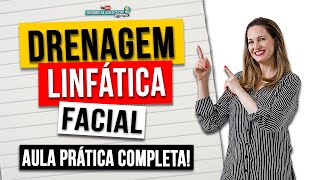 ❤️ Drenagem Linfática Facial  Aula Prática Completa  Gabi Tuller [upl. by Divadleahcim]