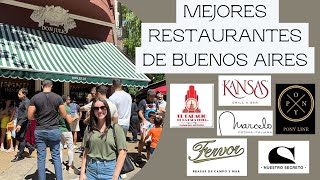 Mejores RESTAURANTES de BUENOS AIRES ARGENTINA  Reseña HONESTA [upl. by Einafpets517]