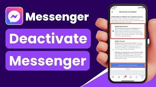 How to Deactivate Messenger [upl. by Haleemak]