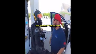 Racist Dad Gets Jumped By Motorcycle Gang [upl. by Uta384]