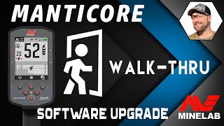 Minelab Manticore Update Procedure  Walkthrough [upl. by Bevash771]