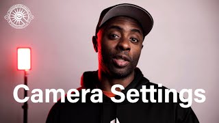 My Camera Settings for Studio Flash Photography [upl. by Llehsad570]