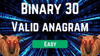 Binary 30 Day 4  Valid Anagram [upl. by Byrne]