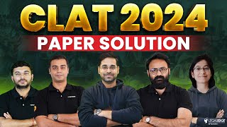 CLAT Previous Year Paper Solution 2024  Complete Question Paper Analysis [upl. by Aimik11]