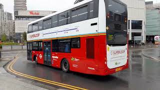 LAST FINAL DAY Metroline VMH2586s LF19FXL Route 607 at White City Bus Station  14072023 [upl. by Carlo]