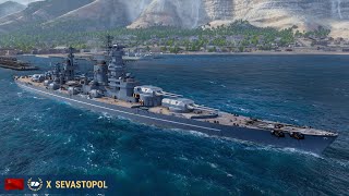 World of Warships Blitz Sevastopol  zapowiedź okrętu [upl. by Anatniuq623]