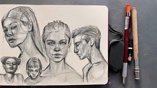 Drawing faces tutorial [upl. by Frasier]