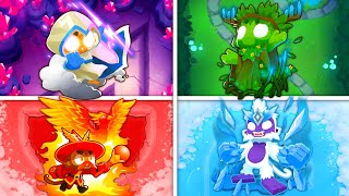 I Got ALL Four Elements in Bloons TD Battles 2 [upl. by Nylirad]