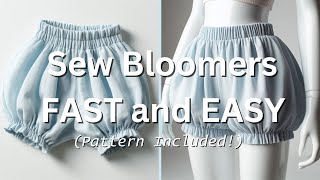 Roleplay Ready DIY Simple Bloomers for New Sewers [upl. by Sidonnie]