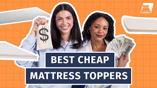 Best Cheap Mattress Toppers 2024  Our Top Picks UPDATED [upl. by Anaili]