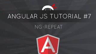 AngularJS Tutorial 7  ngrepeat directive [upl. by Carnahan]