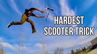 The HARDEST Scooter Trick Ive Ever Done [upl. by Iolande]