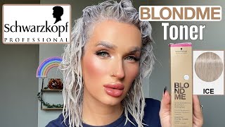 Schwarzkopf Blondme ICE TONER [upl. by Attolrac]