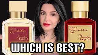 MFK BACCARAT ROUGE 540 EXTRAIT VS EDP  FULL REVIEW amp COMPARISON [upl. by Connie]