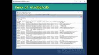 PowerShell in WinDbg Staffan Gustafsson [upl. by Macario]