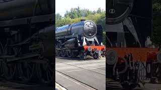 NYMR  9F No92134 arrives at Levisham british heritage trainspotting steam train [upl. by Hsejar]