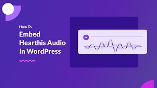 How To Embed Hearthis Audio In WordPress [upl. by Enna]