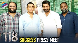 118 Movie SUCCESS PRESS MEET  Kalyan Ram  Dil Raju  Nivetha Thomas  Telugu FilmNagar [upl. by Harutak]