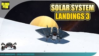 Elite Dangerous  Local Explorations  Solar System Landings Part 3 Saturns moons [upl. by Enerak]