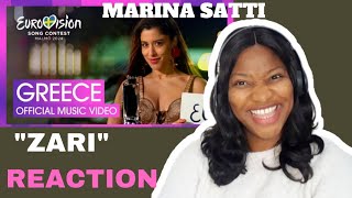 GREECE 🇬🇷 EUROVISION 2024  Marina Satti  quotZariquot  REACTION [upl. by Dotson]