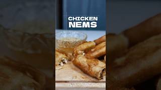 Taste this chicken nems 🤤🍗 food asmr foodlover recipe chicken nems [upl. by Yzdnil]