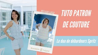 Tuto patron de couture 🌊 Le duo de débardeurs Spritz [upl. by Coplin]