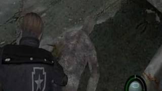 RE4 Regenerator Knife Trick [upl. by Luapnoj]