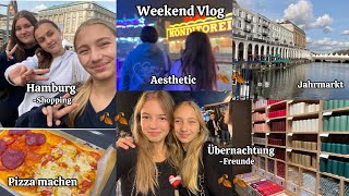 Weekend Vlog Hamburg Übernachtung Freunde 🍂☁️❤️‍🩹 [upl. by Rus]