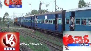 Indian Trains  Teenmaar telugu news [upl. by Sosthenna]