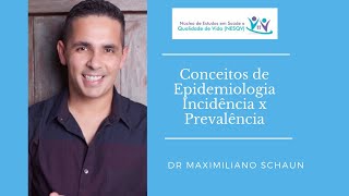 Conceitos de Epidemiologia Incidência X Prevalência [upl. by Adnertal410]