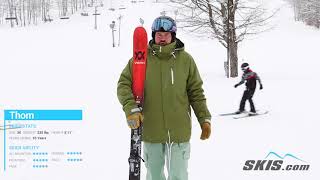 Thoms ReviewVolkl Mantra M6 Skis 2022Skiscom [upl. by Ayikin570]