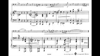 Koussevitzky  Chanson Triste piano accompaniment [upl. by Ocsirf]